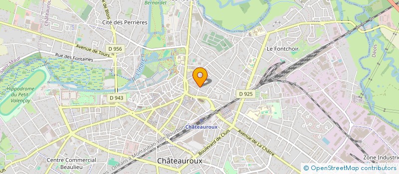 localisation de l'entreprise BELLASTA à CHATEAUROUX