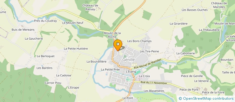 localisation de l'entreprise BELLASTA  GENILLE