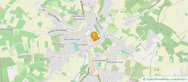 localisation de l'entreprise BELLATOR BOXING CLUB  FRONTON