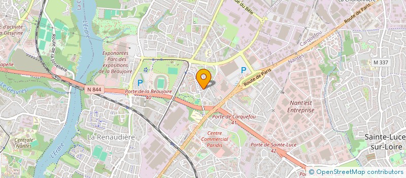 localisation de l'entreprise BELLATOR PUGNAT  NANTES