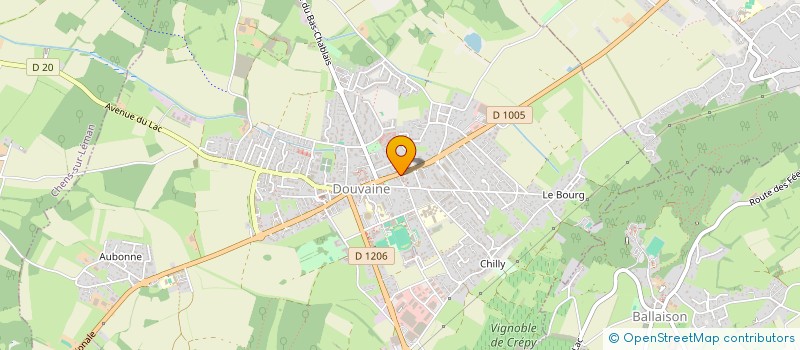 localisation de l'entreprise BELLATRIX  DOUVAINE