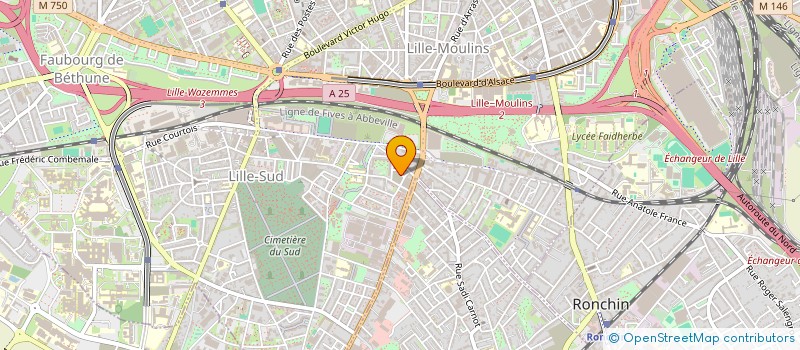 localisation de l'entreprise BELLATRIX à LILLE