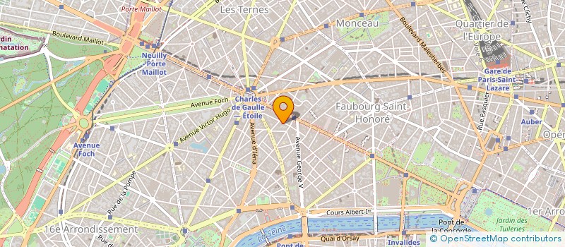 localisation de l'entreprise BELLATRIX SA  PARIS