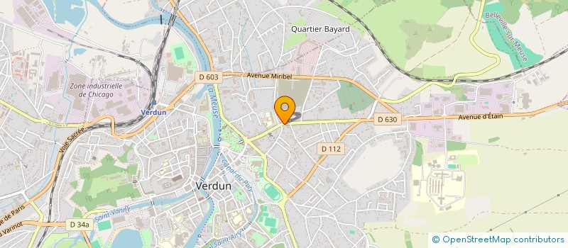 localisation de l'entreprise BELLAU à VERDUN