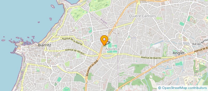localisation de l'entreprise BELLAUNA à BIARRITZ