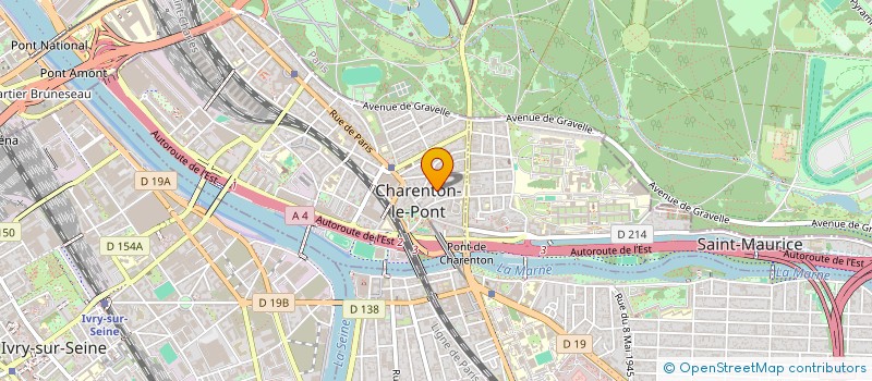 localisation de l'entreprise BELLAURA à CHARENTON-LE-PONT