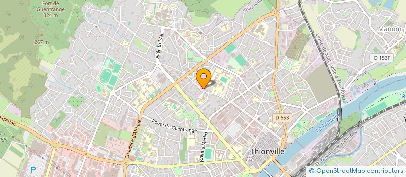 localisation de l'entreprise BELLAVELLE  THIONVILLE