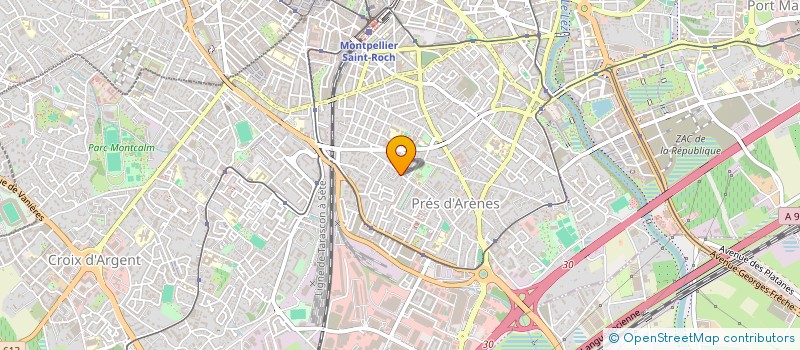 localisation de l'entreprise BELLAVISTA à MONTPELLIER