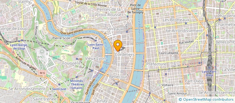 localisation de l'entreprise BELLAVISTA  LYON