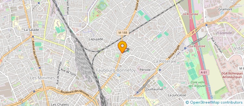 localisation de l'entreprise BELLAVITA à TOULOUSE