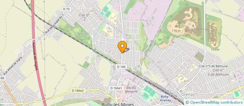 localisation de l'entreprise BELLAVITA  BULLY-LES-MINES