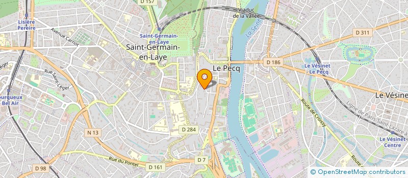 localisation de l'entreprise BELLAVOINE  LE PECQ