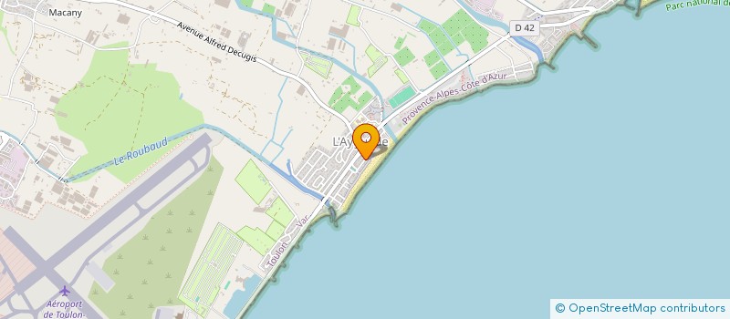 localisation de l'entreprise BELLAVY à HYERES