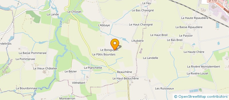 localisation de l'entreprise BELLAY IMMOBILIER  CORPS-NUDS