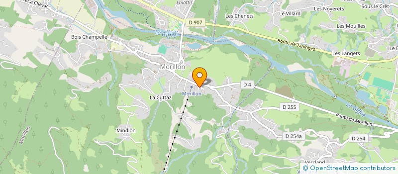 localisation de l'entreprise BELLAY/JIWJAROEN  MORILLON