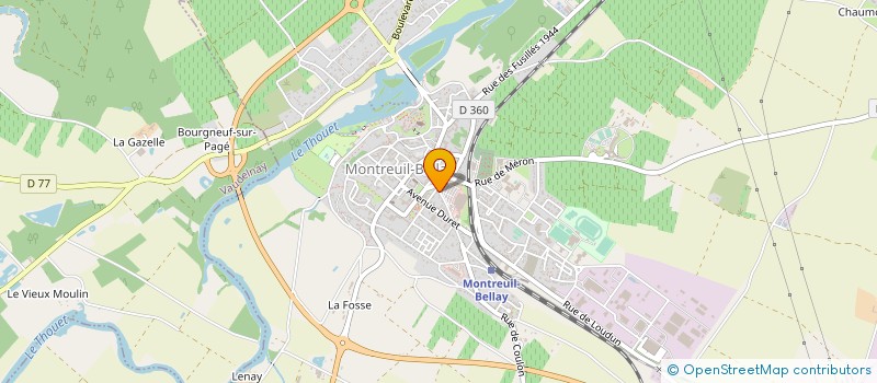 localisation de l'entreprise BELLDIS à MONTREUIL-BELLAY