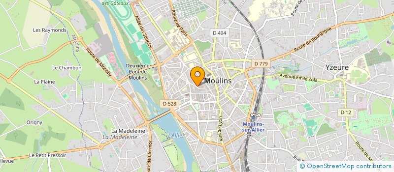 localisation de l'entreprise BELLE A CROQUER  MOULINS