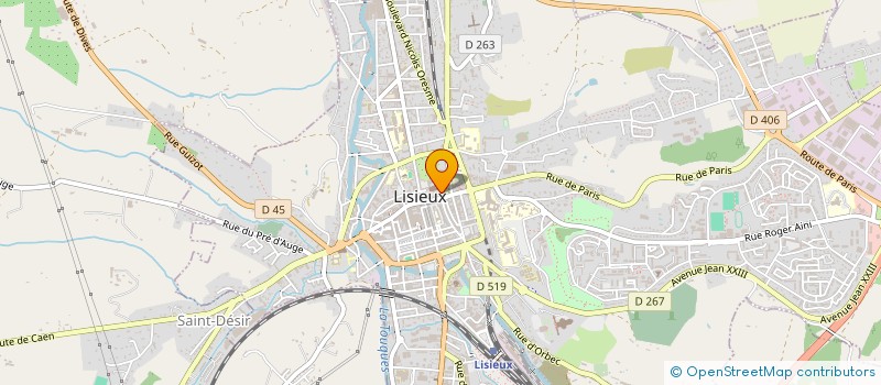 localisation de l'entreprise BELLE ALLIANCE à LISIEUX