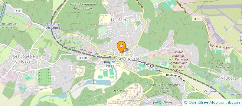 localisation de l'entreprise BELLE ASIE 78  JOUY-EN-JOSAS