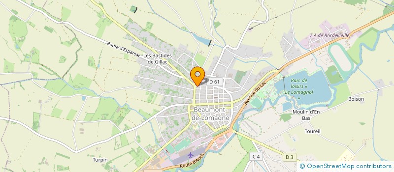 localisation de l'entreprise BELLE ATTILIO ET ALFRED  BEAUMONT-DE-LOMAGNE