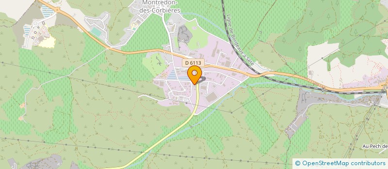 localisation de l'entreprise BELLE AUDE AVIATION à MONTREDON-DES-CORBIERES