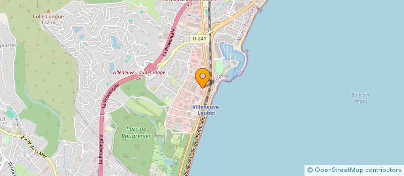 localisation de l'entreprise BELLE AZUR à VILLENEUVE-LOUBET