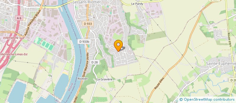 localisation de l'entreprise BELLE CADOLE à JASSANS-RIOTTIER