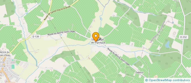 localisation de l'entreprise BELLE CHARDON  SAUVETERRE-DE-GUYENNE