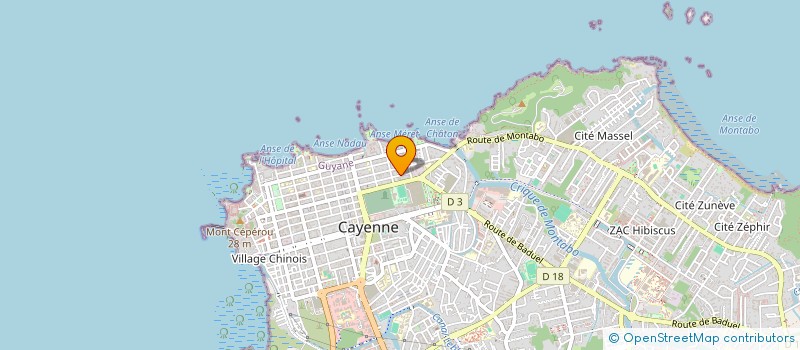 localisation de l'entreprise BELLE CHIC  CAYENNE