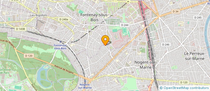 localisation de l'entreprise BELLE CLASSE à NOGENT-SUR-MARNE