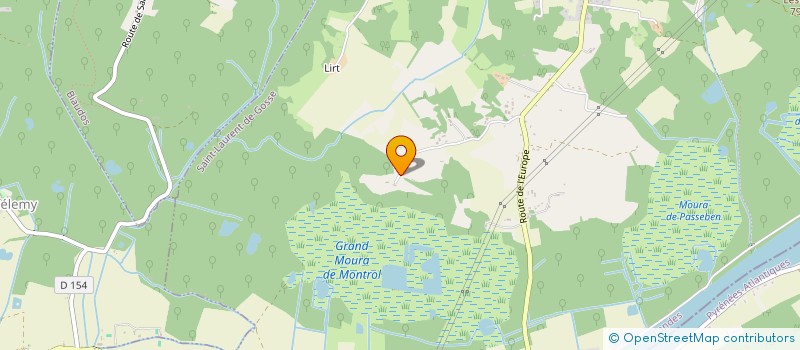 localisation de l'entreprise BELLE D ATOUT  SAINT-LAURENT-DE-GOSSE