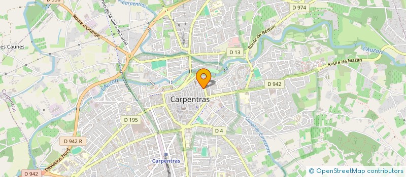 localisation de l'entreprise BELLE D'ORIENT  CARPENTRAS