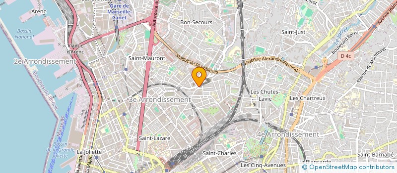 localisation de l'entreprise BELLE DE MAI à MARSEILLE