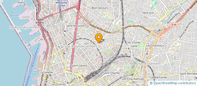 localisation de l'entreprise BELLE DE MAI à MARSEILLE
