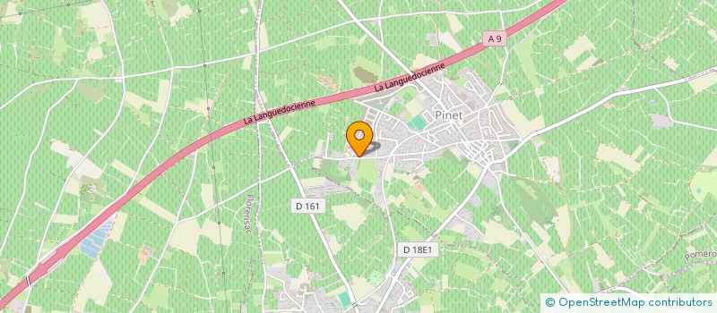 localisation de l'entreprise BELLE DE MAI  PINET