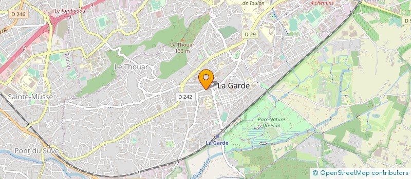 localisation de l'entreprise BELLE DE NUIT  LA GARDE