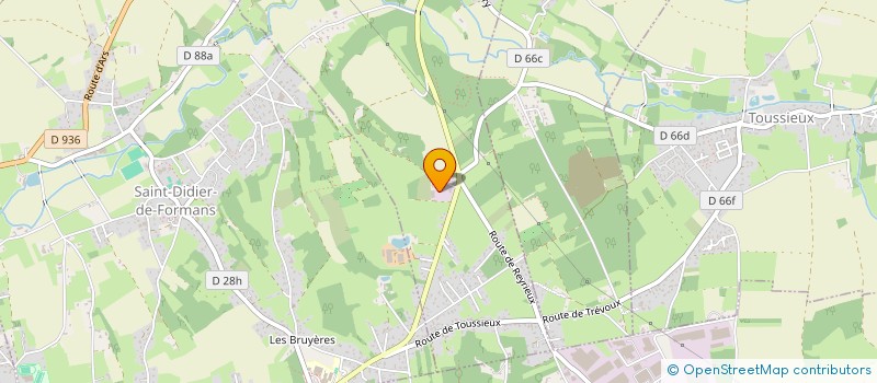 localisation de l'entreprise BELLE DOMBES à REYRIEUX