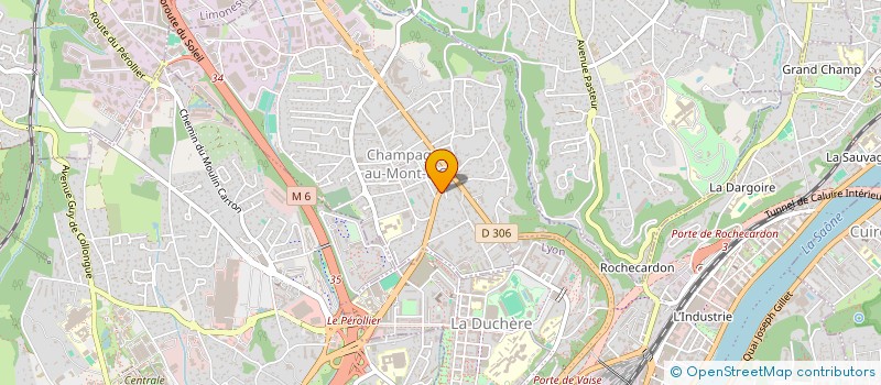 localisation de l'entreprise BELLE DU LAC  CHAMPAGNE-AU-MONT-D'OR