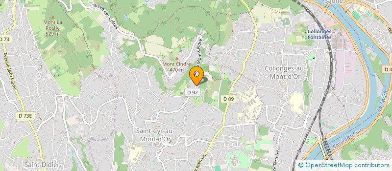 localisation de l'entreprise BELLE DU SEIGNEUR  SAINT-CYR-AU-MONT-D'OR