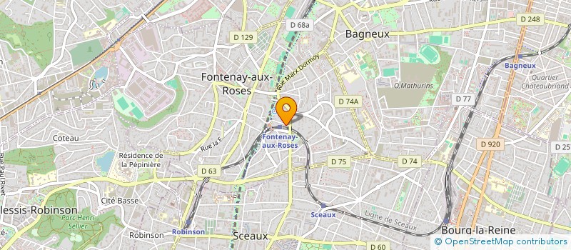 localisation de l'entreprise BELLE EPOQUE à FONTENAY AUX ROSES