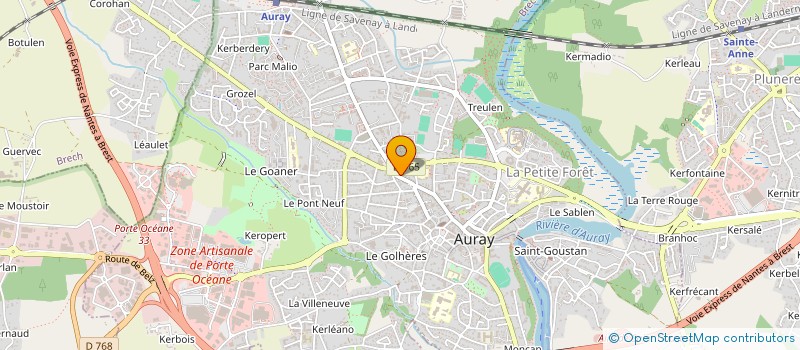 localisation de l'entreprise BELLE EPOQUE à AURAY
