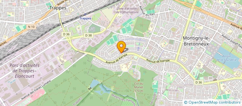 localisation de l'entreprise BELLE EPOQUE  MONTIGNY-LE-BRETONNEUX