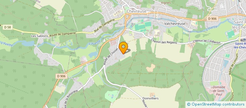 localisation de l'entreprise BELLE EPOQUE FILMS  CHEVREUSE