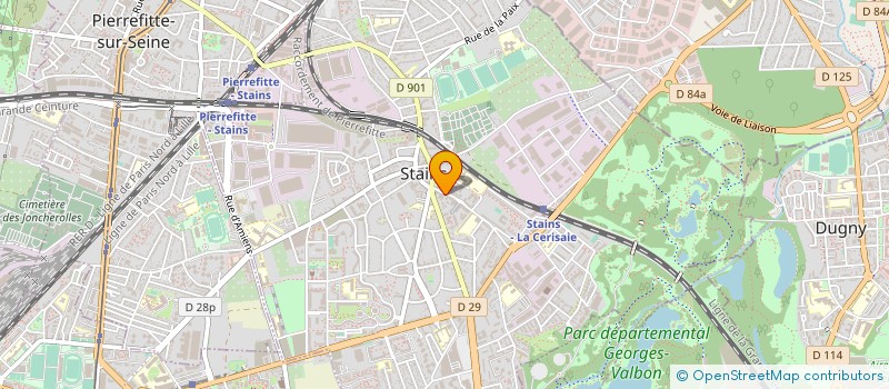 localisation de l'entreprise BELLE ET ZEN à STAINS