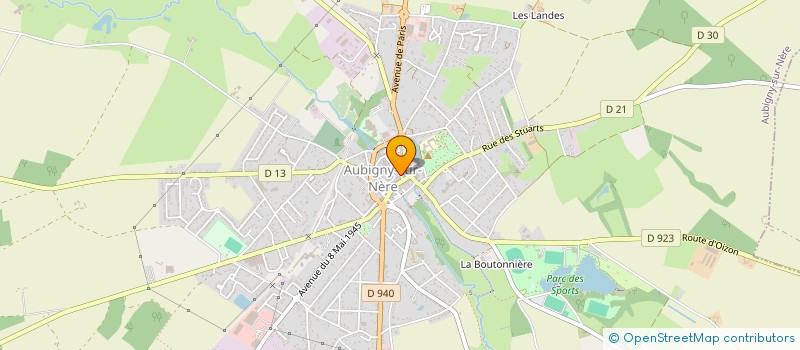 localisation de l'entreprise BELLE ET ZEN à AUBIGNY-SUR-NERE
