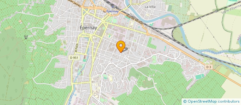 localisation de l'entreprise BELLE ET ZEN EURL  EPERNAY