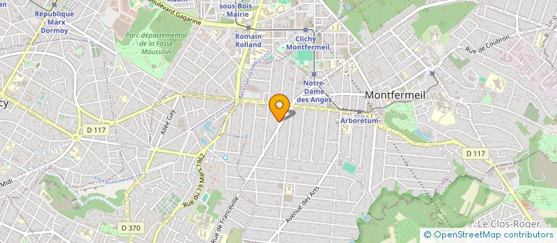 localisation de l'entreprise BELLE ETANCHE à MONTFERMEIL