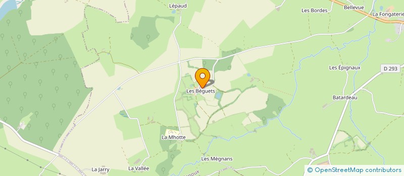 localisation de l'entreprise BELLE ETOILE  SAINT-MENOUX