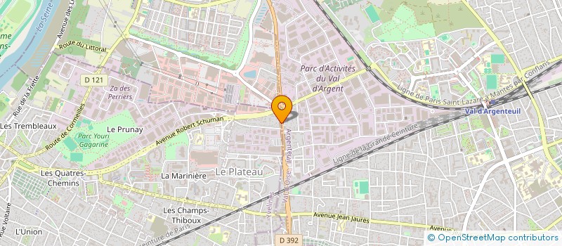 localisation de l'entreprise BELLE ETOILE  SARTROUVILLE