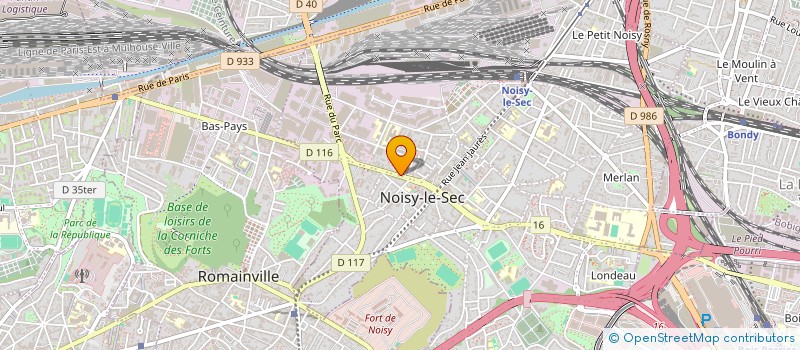 localisation de l'entreprise BELLE ETOILE à NOISY-LE-SEC